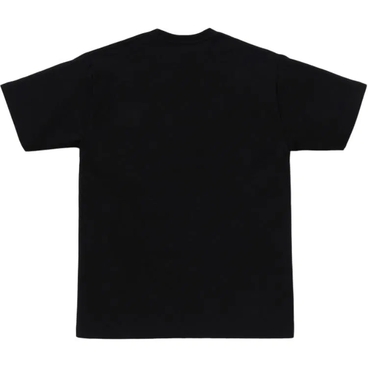 Детская футболка с принтом STA Camo A BATHING APE, Black Pink — фото 3