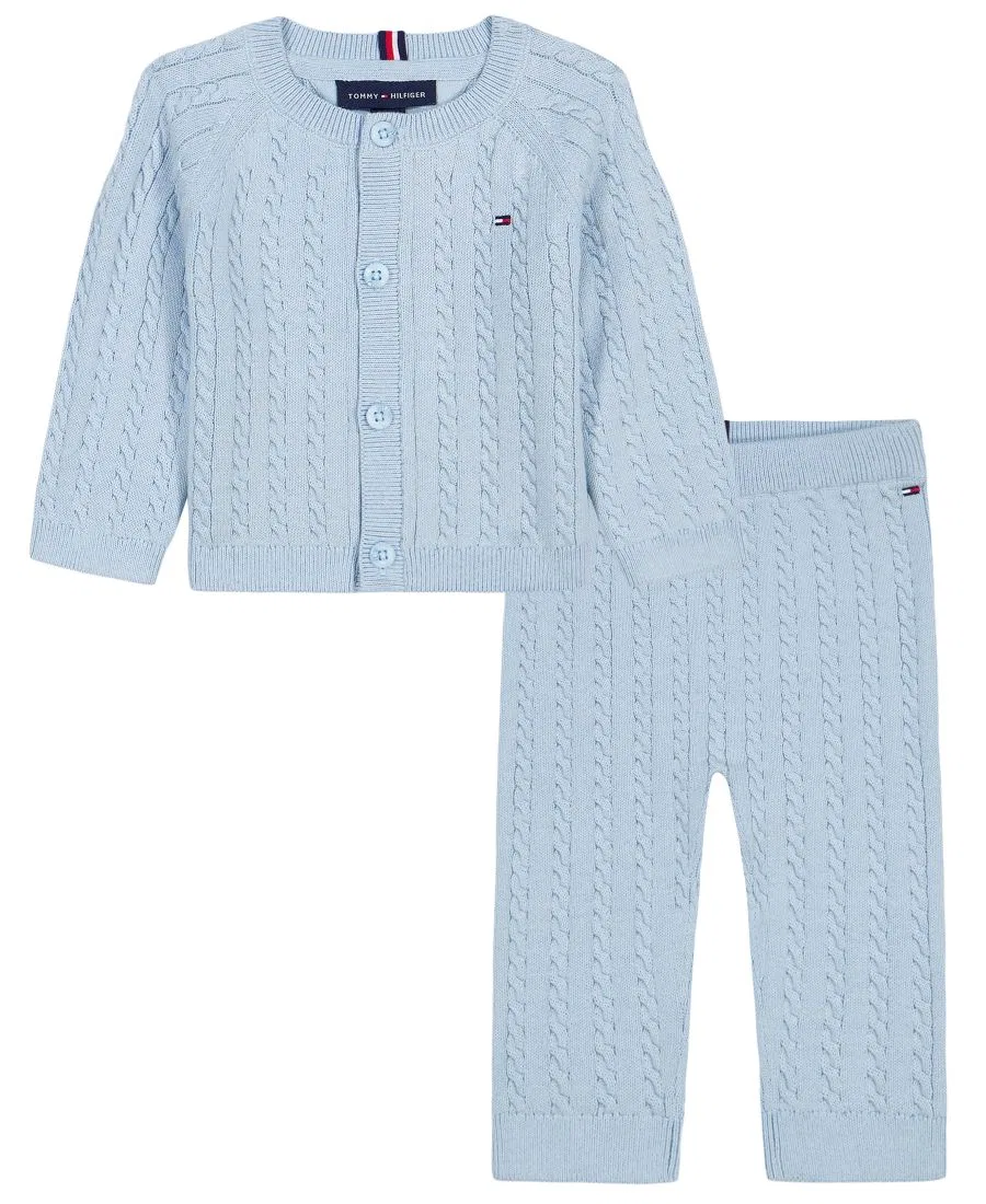 Комплект из кардигана и брюк Tommy Hilfiger, Blue