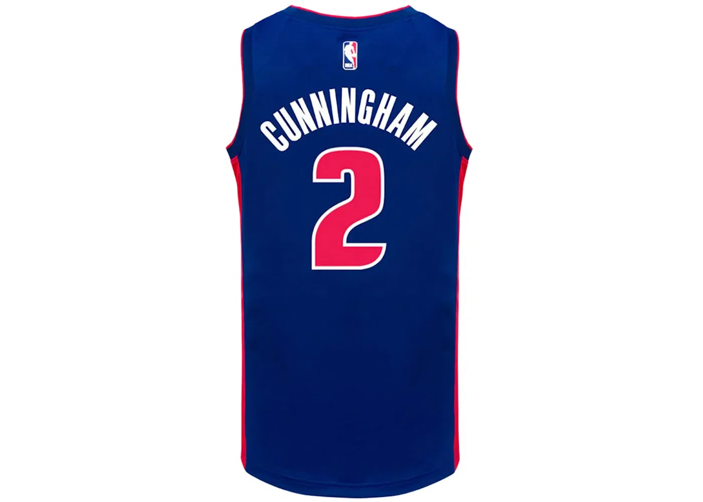 Мужская джерси с принтом Cade Cunningham Icon Swingman 2024/25 Nike, Blue — фото 2