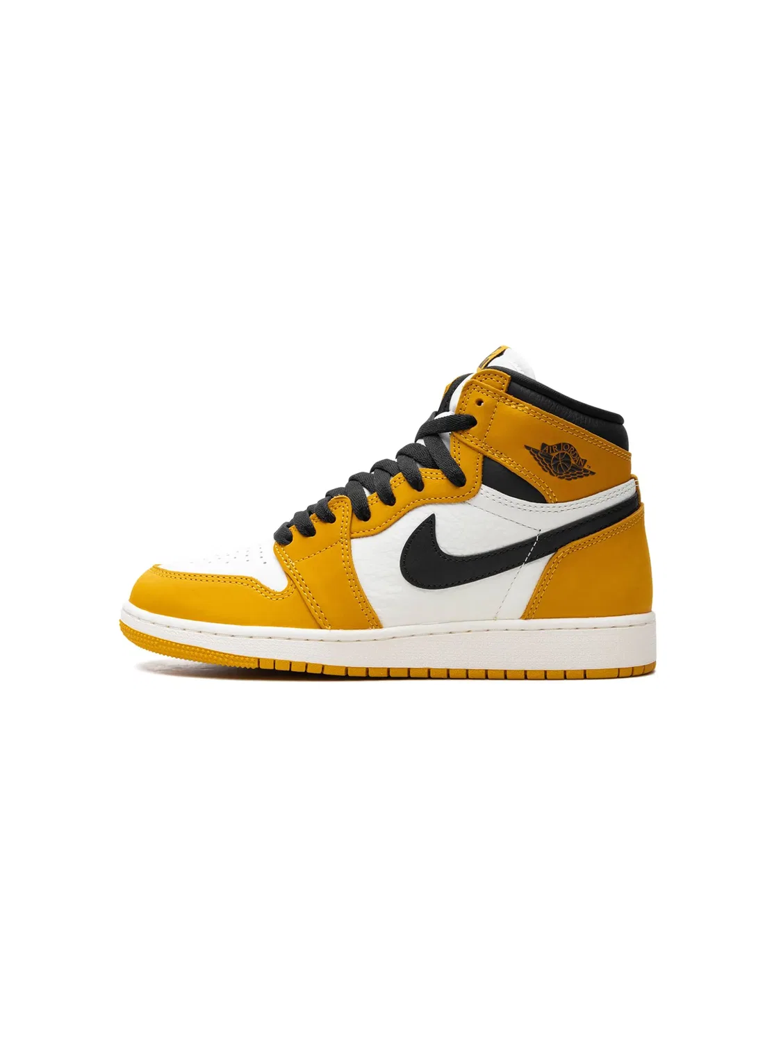 Кроссовки Air Jordan 1 Retro High OG, желтый охра — фото 2