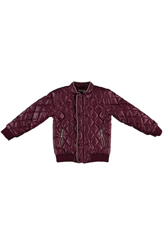 Детское пальто для девочек утепленное стеганое Ahenk Baby Kids, Burgundy