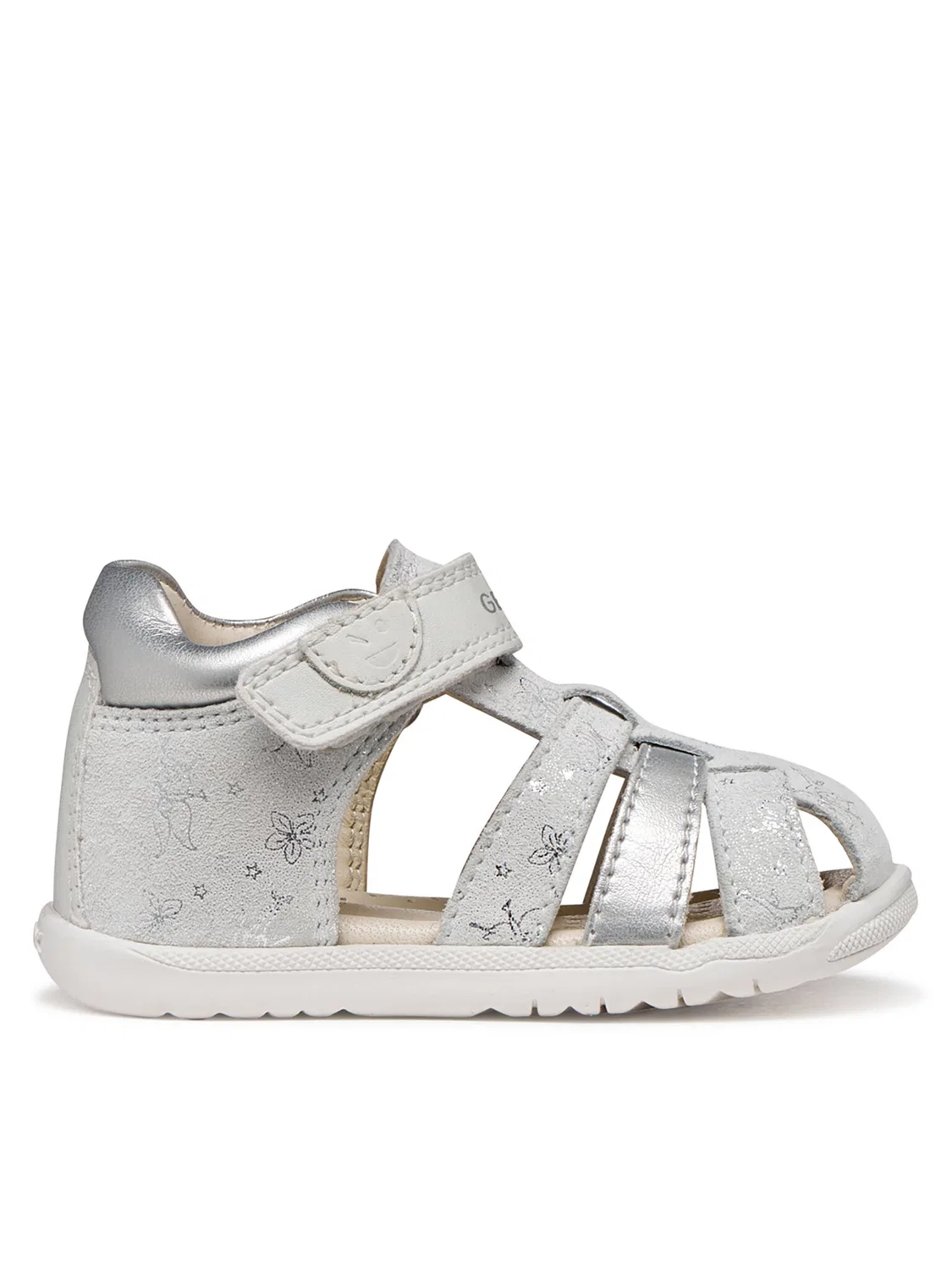 Сандалии для девочки Sandal Macchia Gir Geox, серый