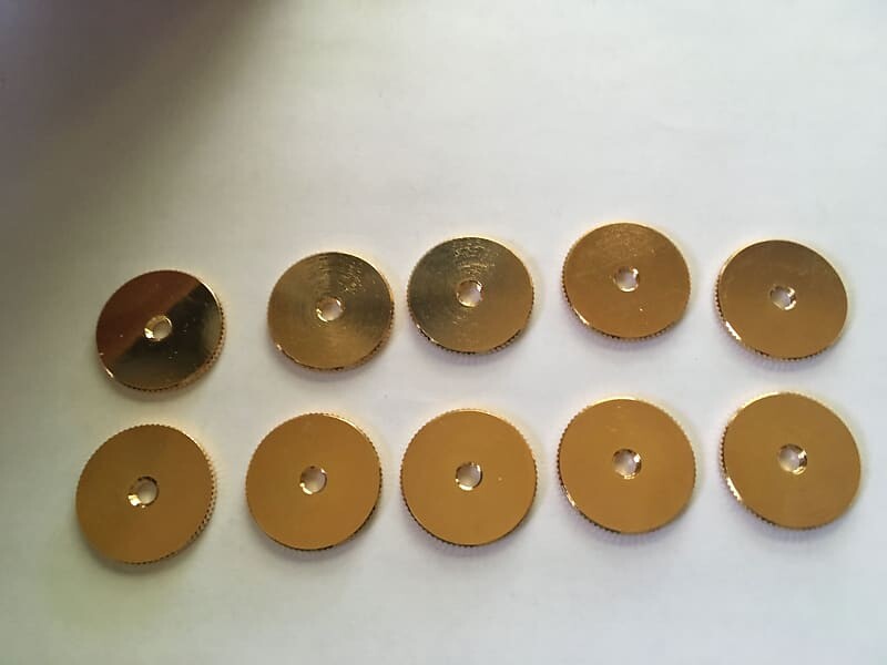 

10 больших золотых колесиков Gretsch для Space Control и Bar Bridge Thumb Wheel 6120 6136 6122 5 пар