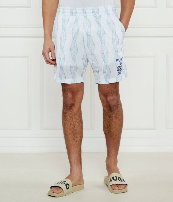 

Шорты найтэм Regular fit Hugo Blue, белый