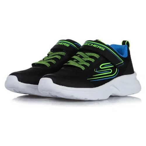 Детские кроссовки с сетчатым верхом Dynamatic Swift Tread Skechers, Schwarz — фото 4
