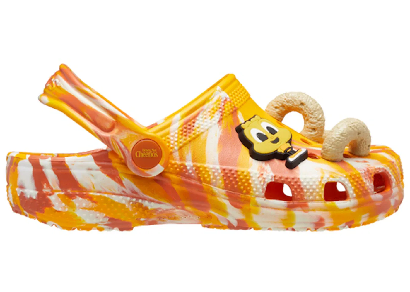 Детские клоги с принтом Honey Nut Cheerios Crocs Classic Clog, Orange/White Honey Nut