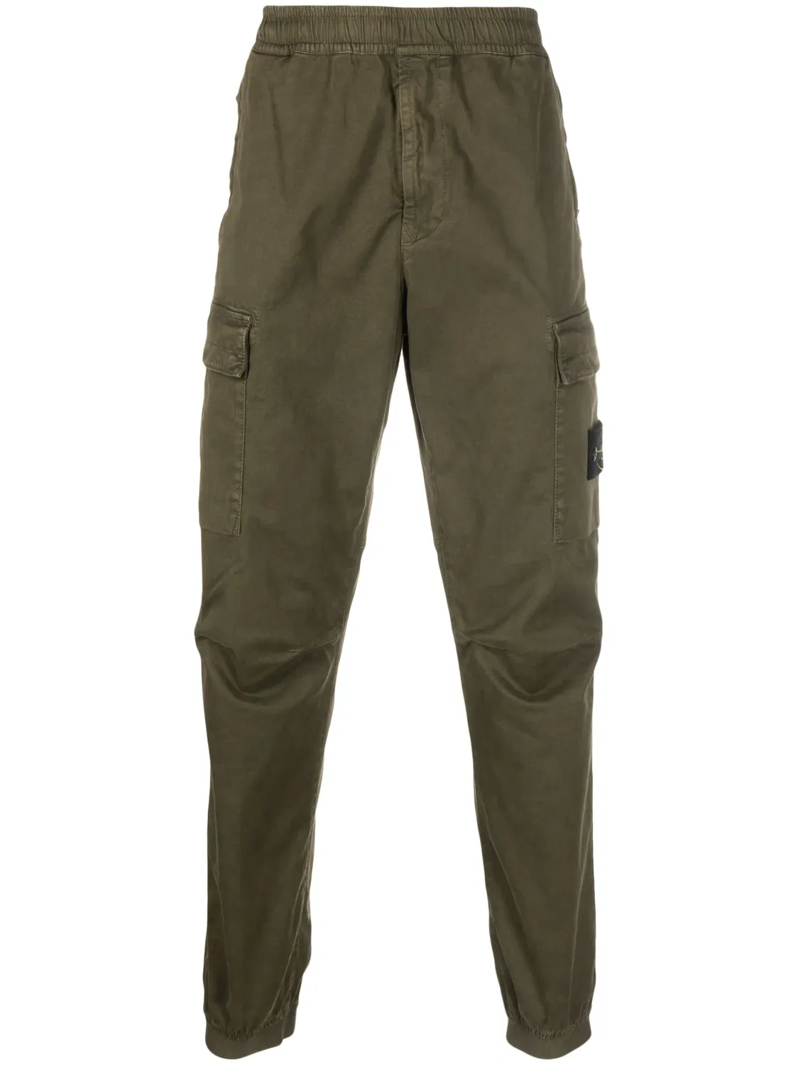 Трапециевидные карго штаны Stone Island, зеленый