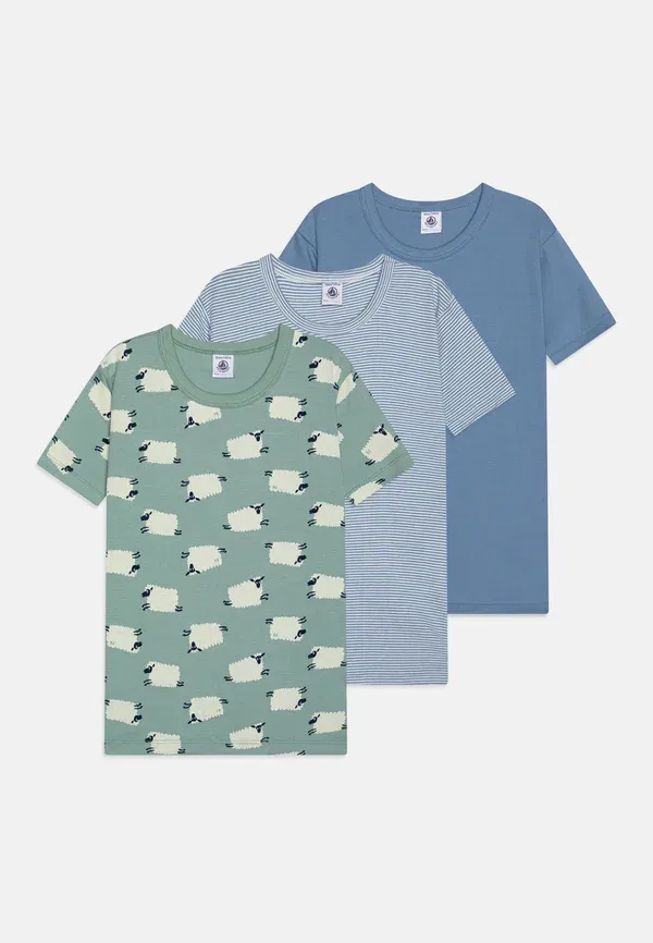 Комплект из 3 футболок с принтом животных Junior tee unisex, Petit Bateau, multi-coloured, мультиколор