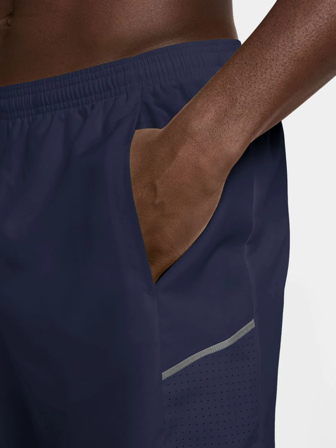 Шорты беговые Nike Miler Dri-FIT, темно-синий — фото 4