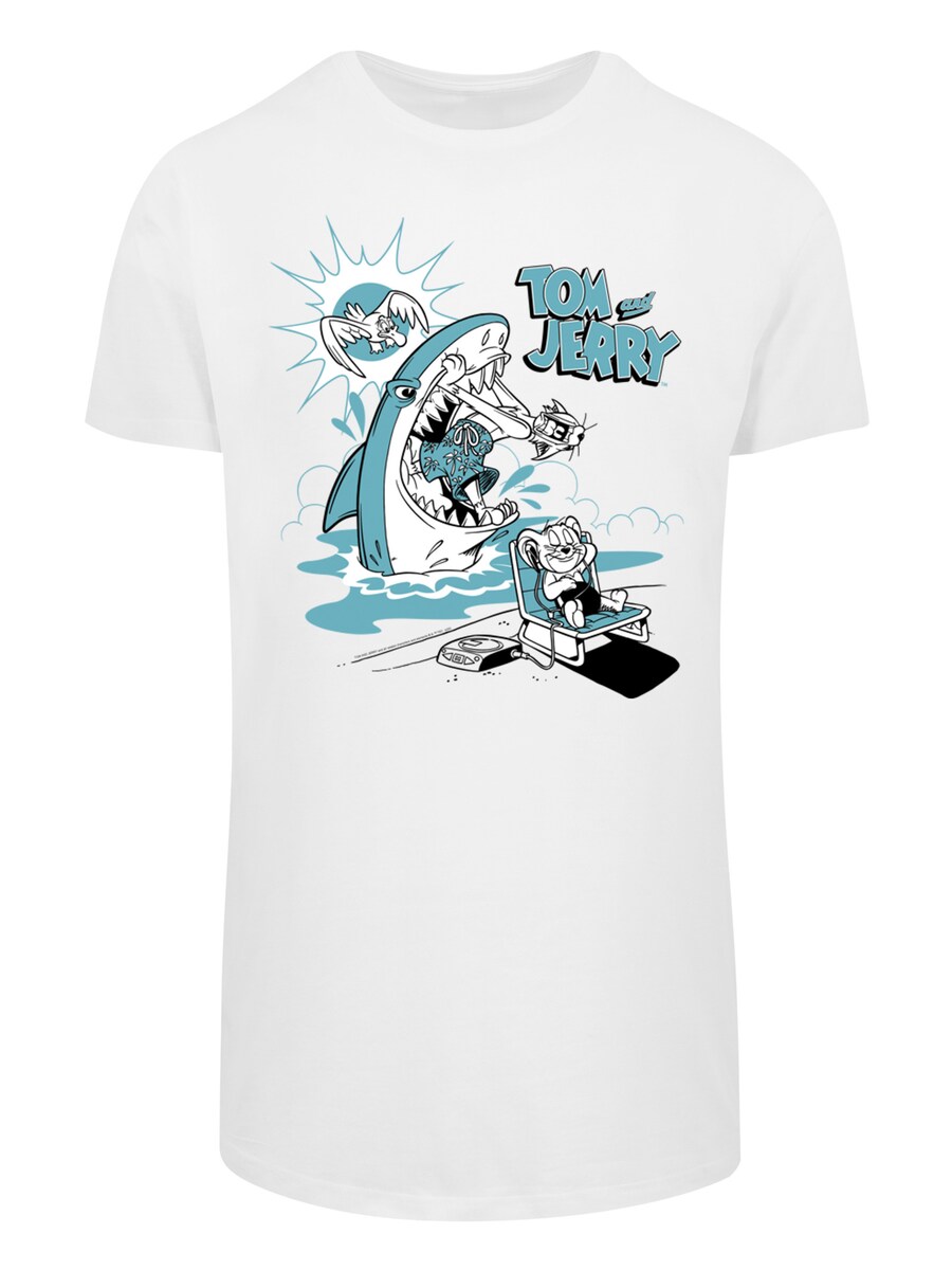 

Рубашка F4NT4STIC Tom And Jerry Summer Shark, белый