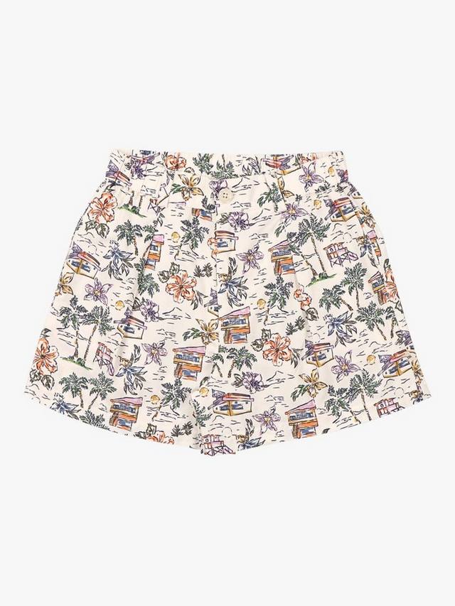 

Детские бермуды с принтом Belmont The New Society, Off White