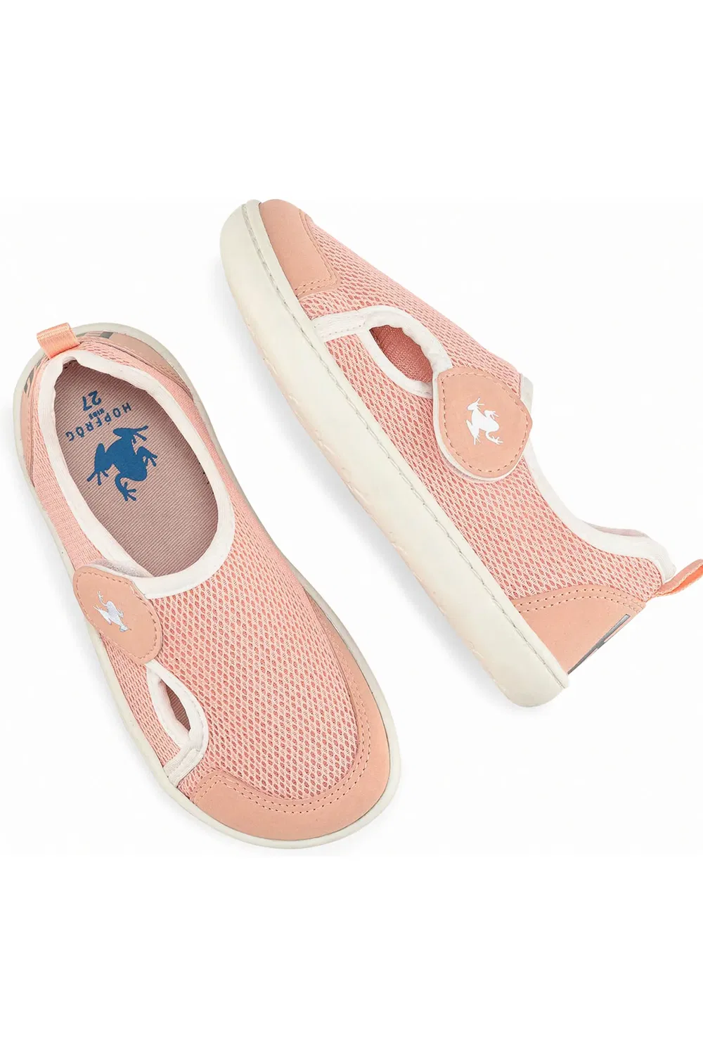 Кроссовки детские с широким носком Multi Mix Hopfrög Kids, Pink Mix — фото 4