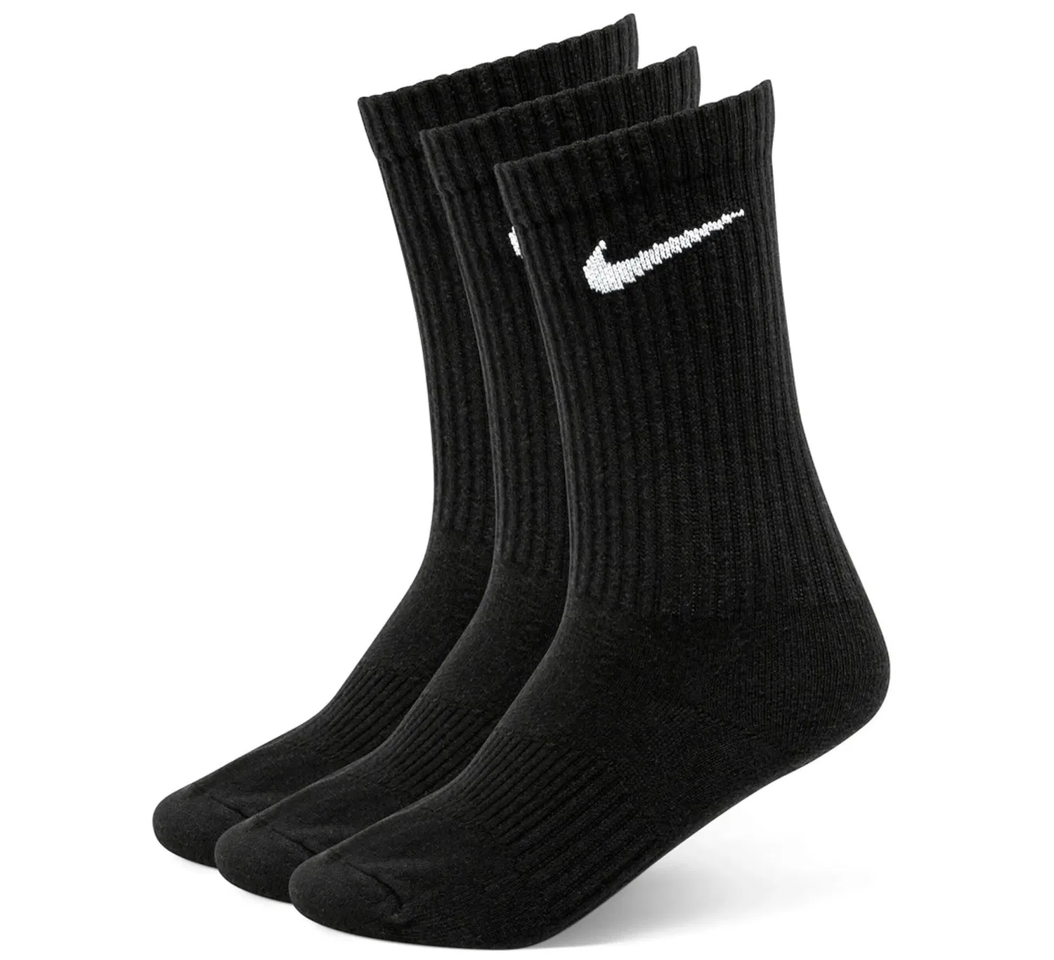 Мужские носки с технологией Dri-FIT Nike Everyday Lightweight Crew, Черный
