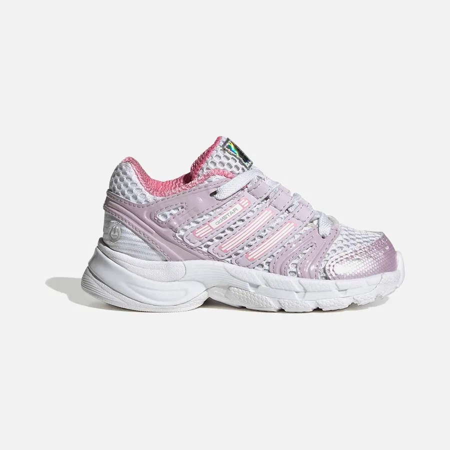 Детские спортивные кроссовки с LED-подсветкой Adistar Control 5 Elastic Lace adidas, Белый