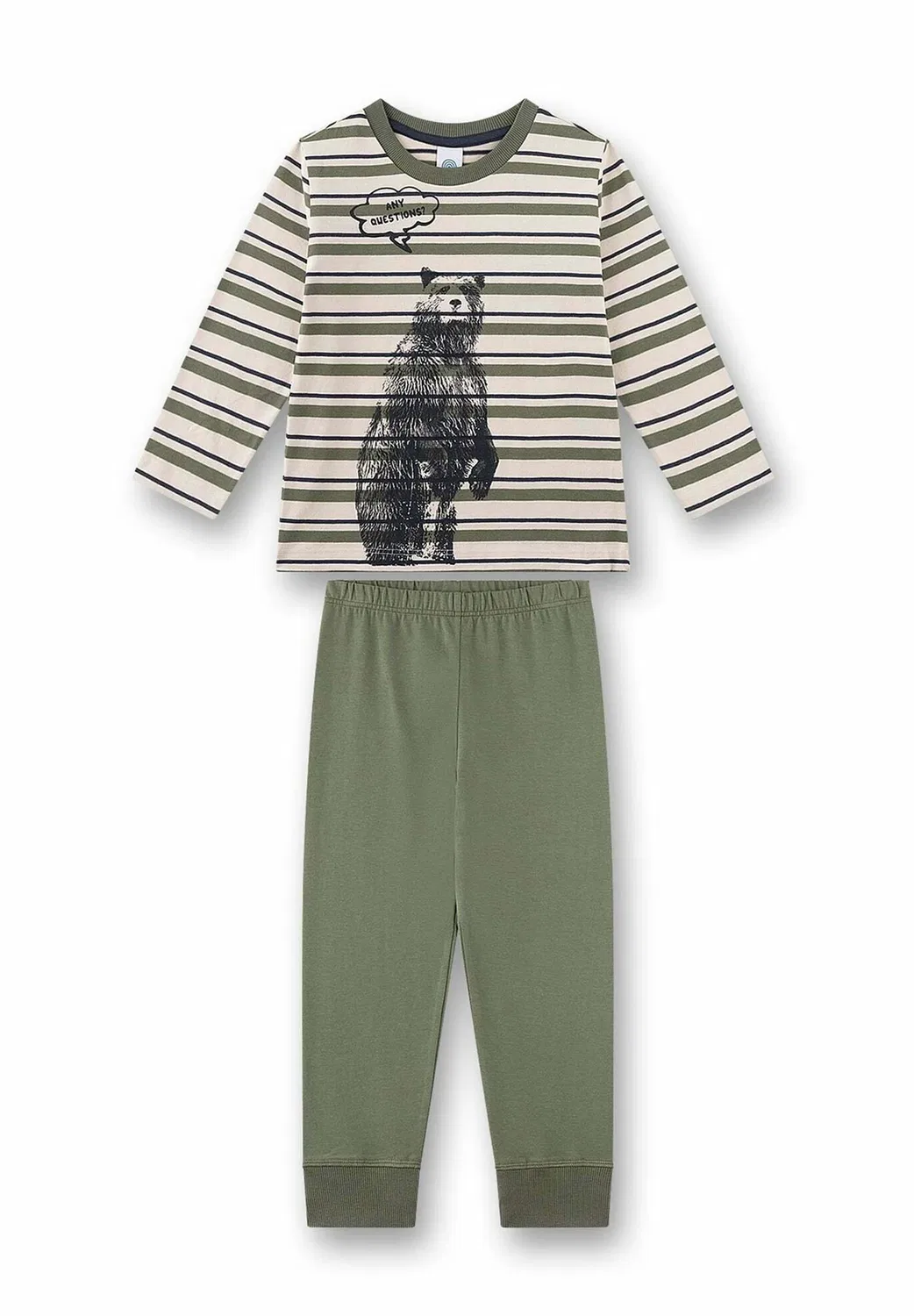 Schlafanzug bär set - пижамный комплект Sanetta, Green