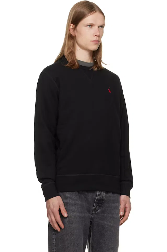 Черная толстовка the RL fleece Polo Ralph Lauren — фото 2