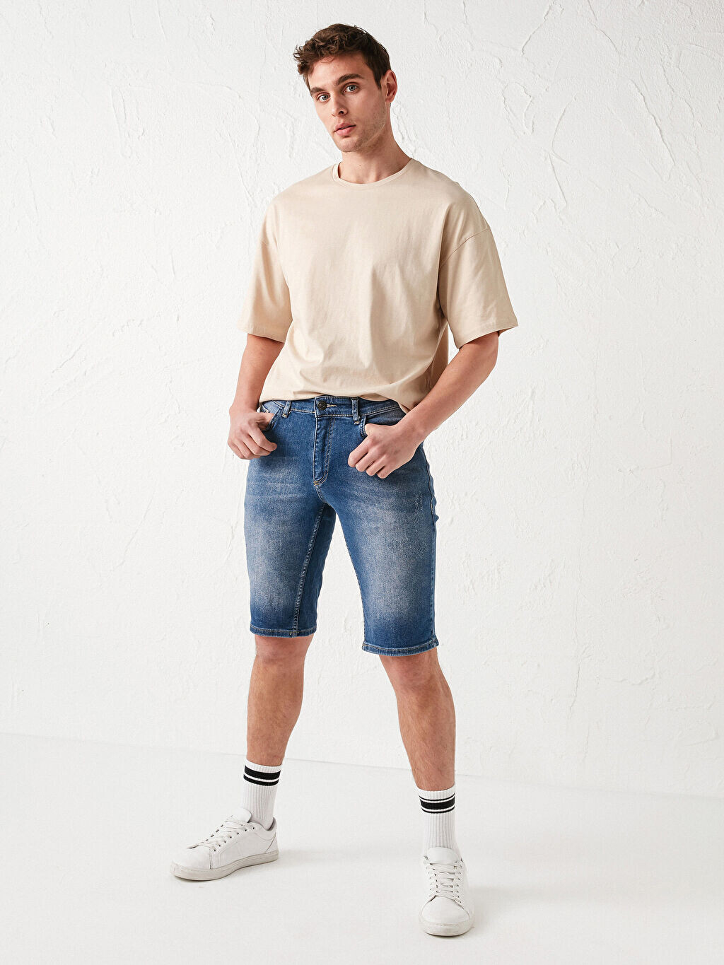 

Мужские джинсовые шорты стандартной посадки LCW Jeans