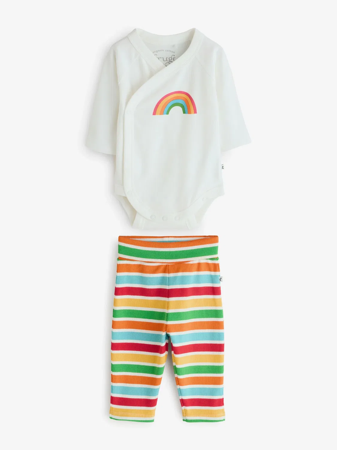 Комплект боди и леггинсов, рибана Frugi, синий