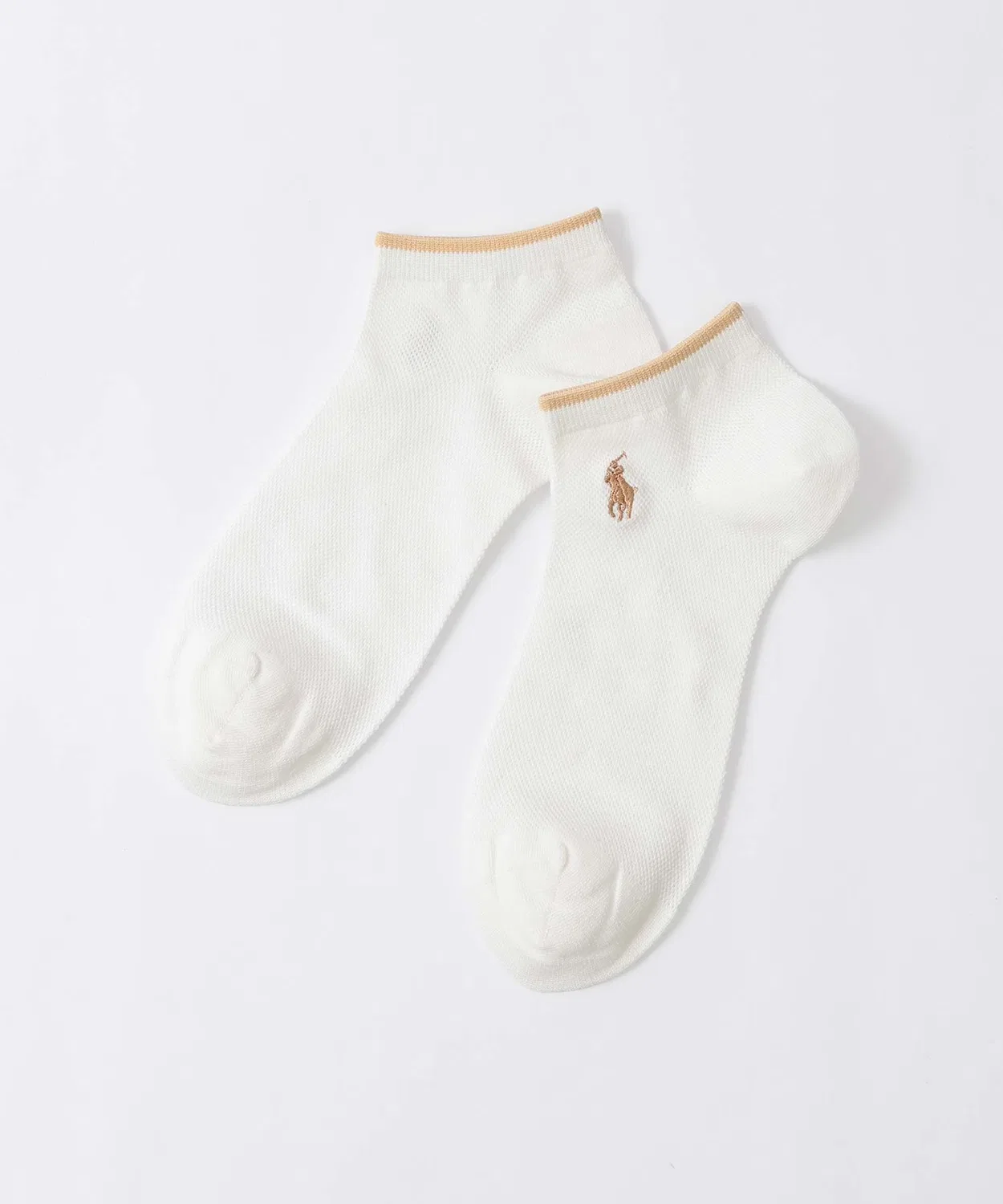 Мужские носки с логотипом POLO RALPH LAUREN, Off White