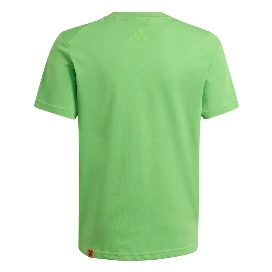 Детская футболка с коротким рукавом K MC MT TEE adidas, Зеленый — фото 2