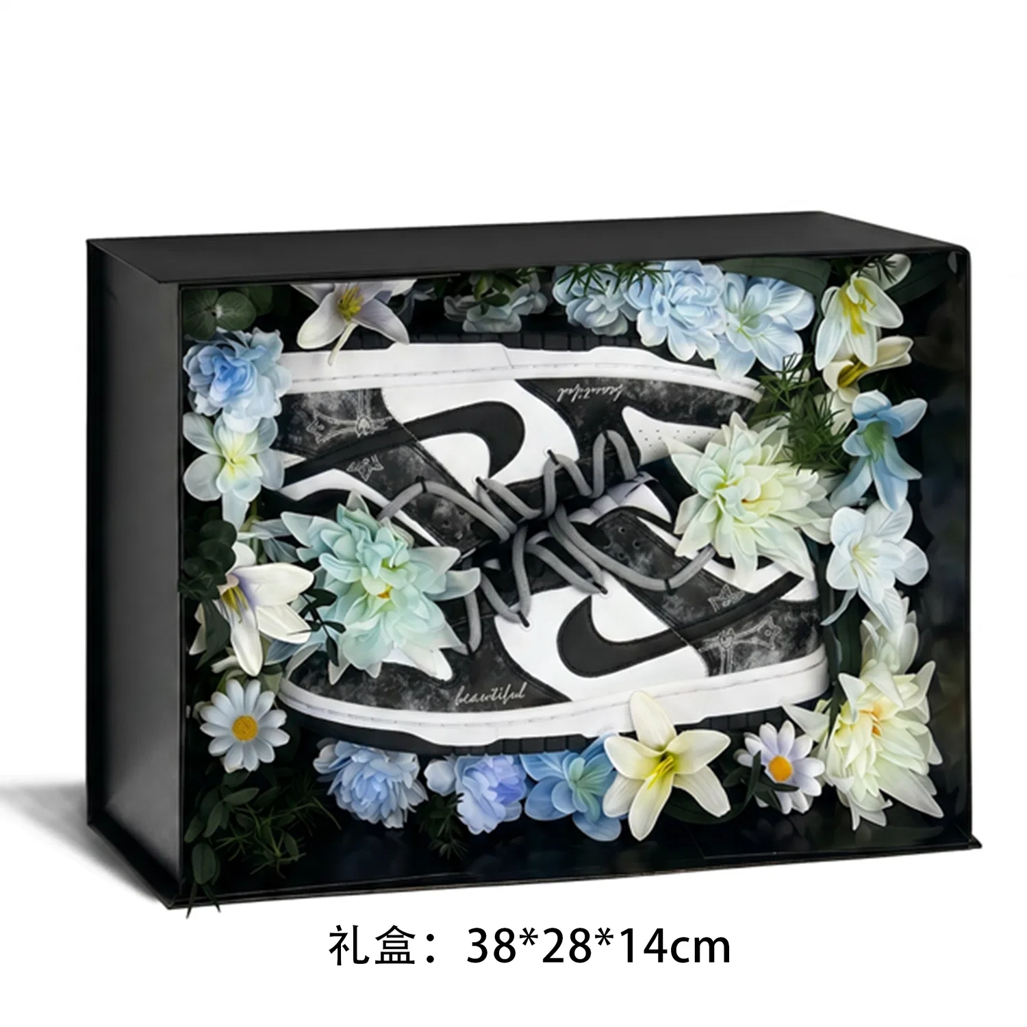 Детские кроссовки-скейтборды Nike Dunk Low Gray Black, Цвет Black — фото 3