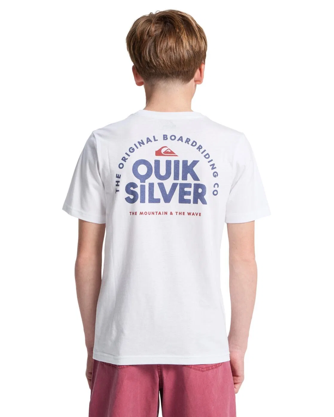 Детская футболка с принтом Fundamental Ride Quiksilver, Weiss — фото 2