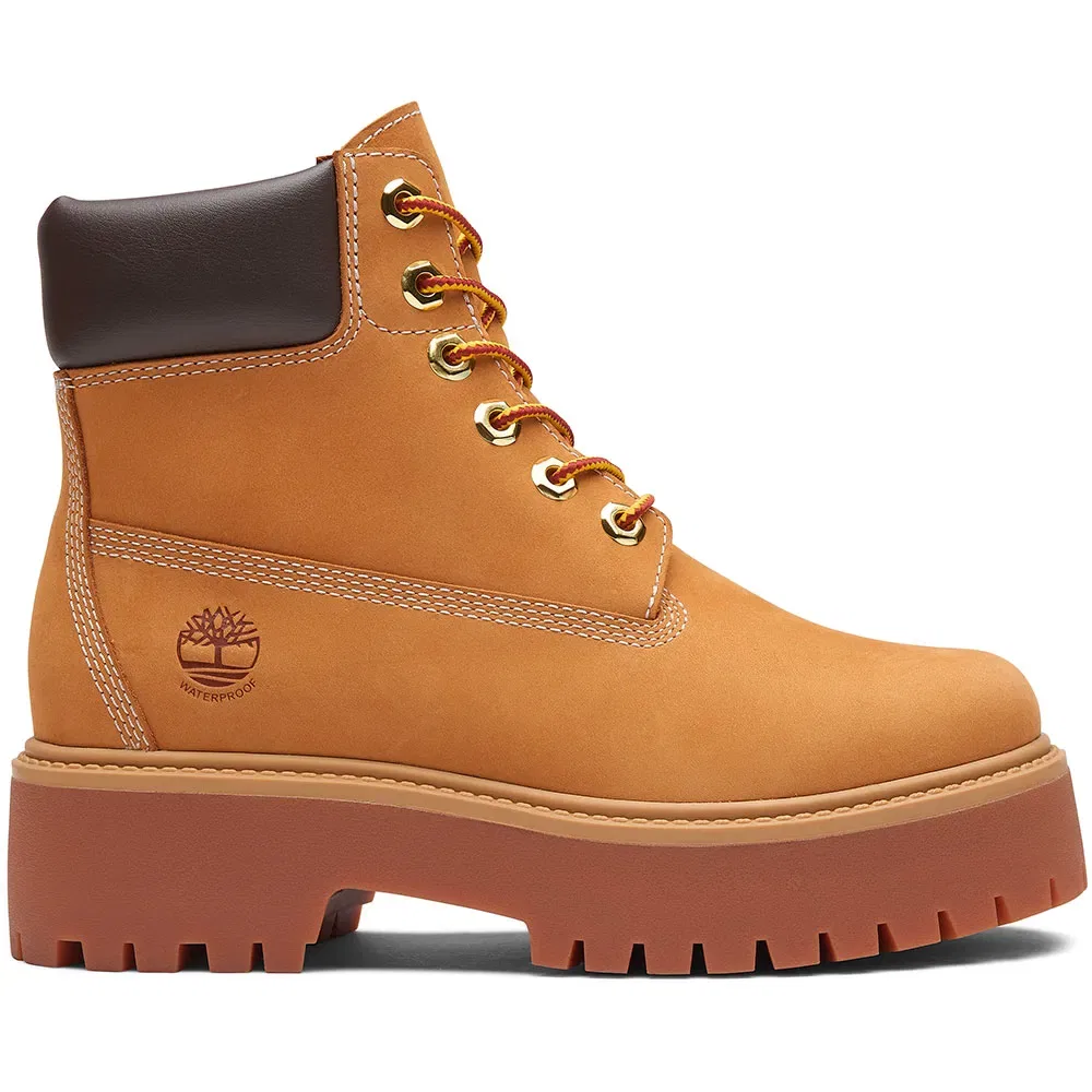 Детские ботинки для девочек с шнуровкой Timberland, Brown