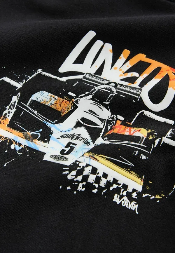 Футболка с принтом Regular Fit Next race car, черный — фото 3