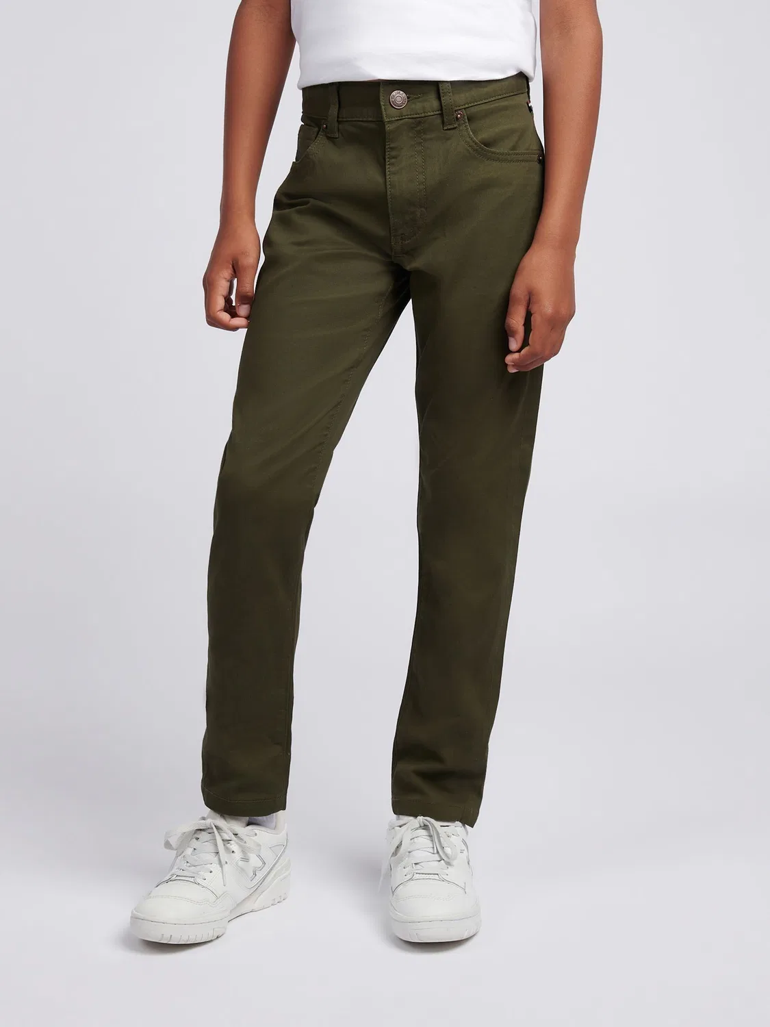 Брюки вельветовые 5 карманов, Bedford Cord U.S. Polo Assn., зеленые