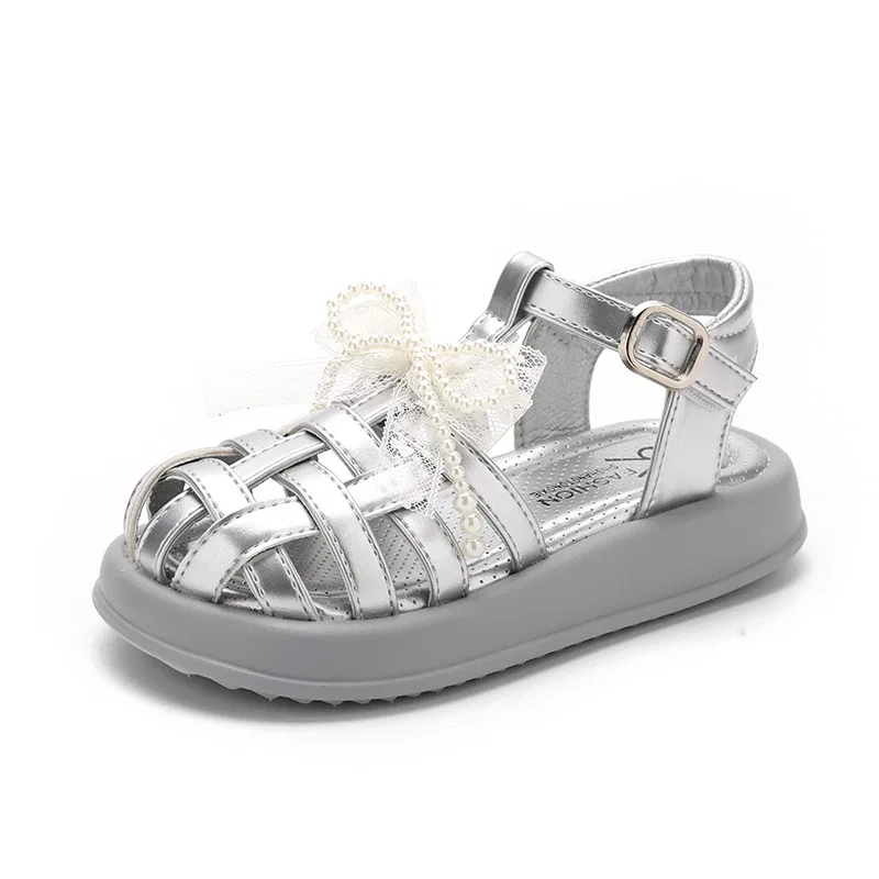 Детские сандалии с закрытым носком Silver L8816 SHIBU