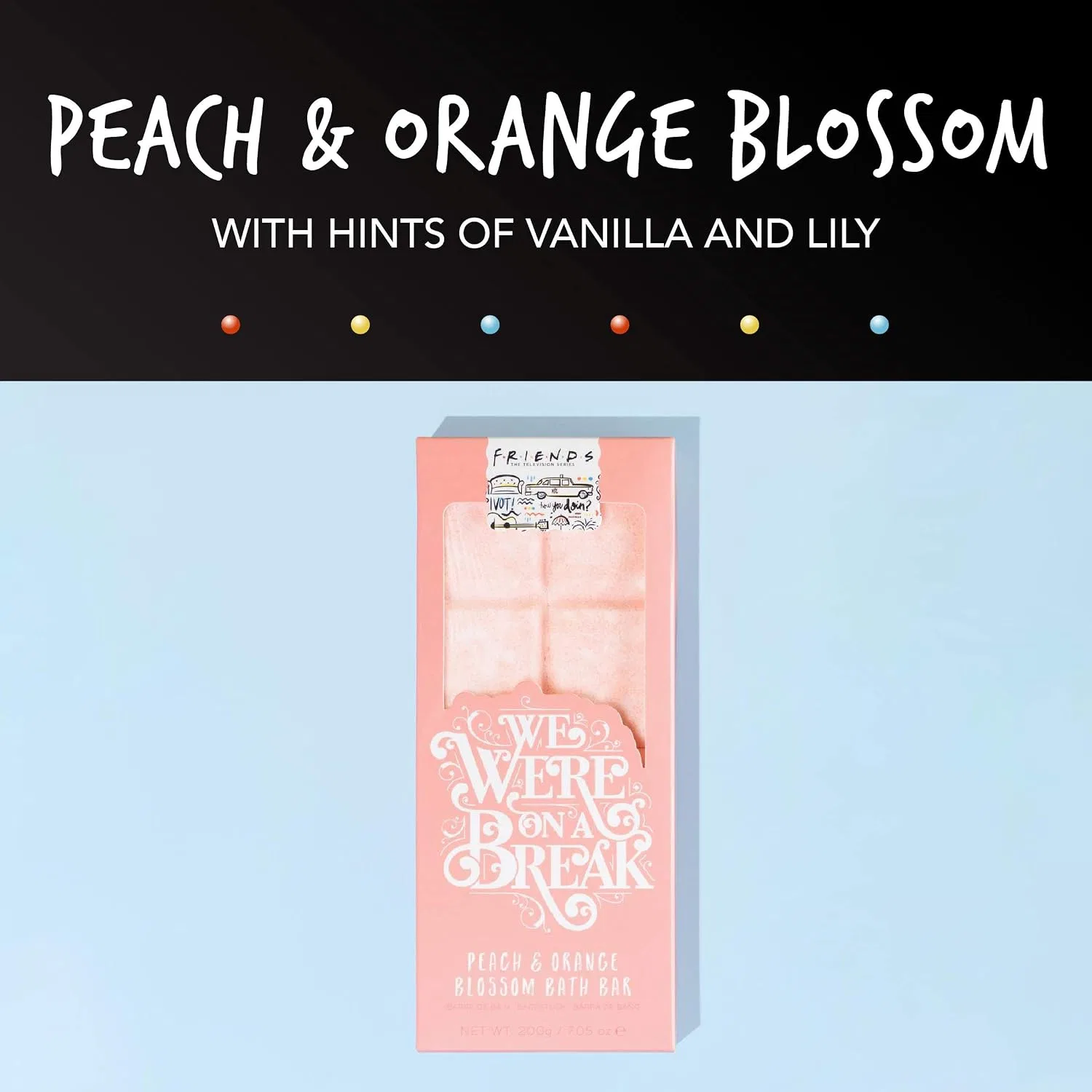 Бомбочка для ванны Peach and Orange Blossom, Paladone, 200 г — фото 3