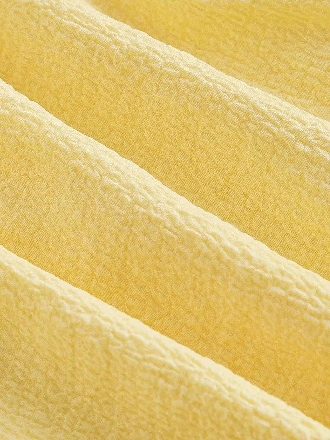 Женское летнее ками-платье с цветовыми блоками, Yellow — фото 4