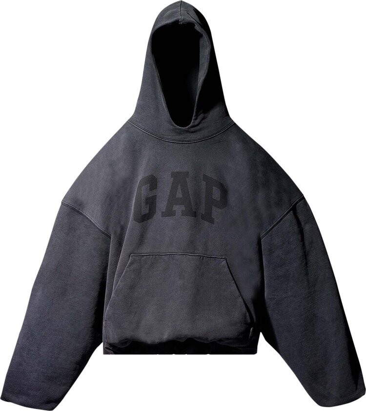 

Худи Yeezy Gap Engineered by Balenciaga Dove Hoodie 'Washed Black', черный