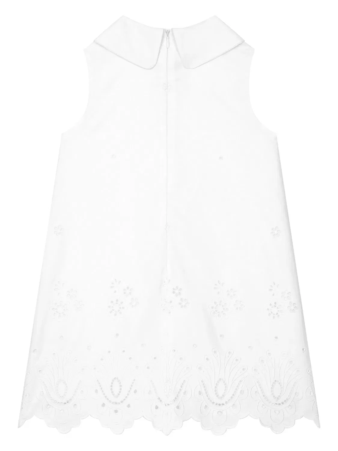 Платье с вышивкой англ. кружева Dolce & Gabbana, белый — фото 2