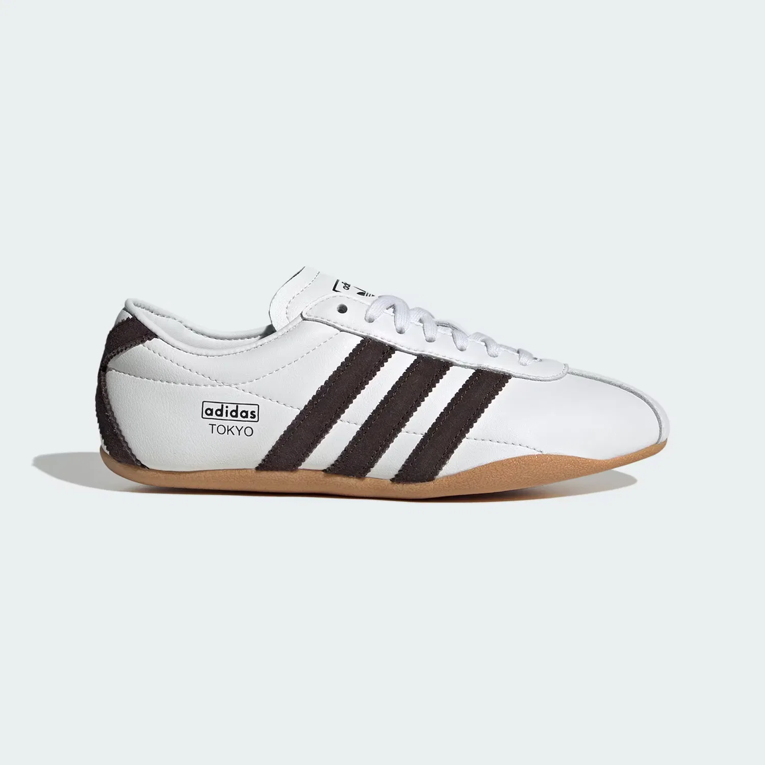 Детские кроссовки кожаные Tokyo Shoes Adidas Originals, облачно-белый/аврора кофе/гум