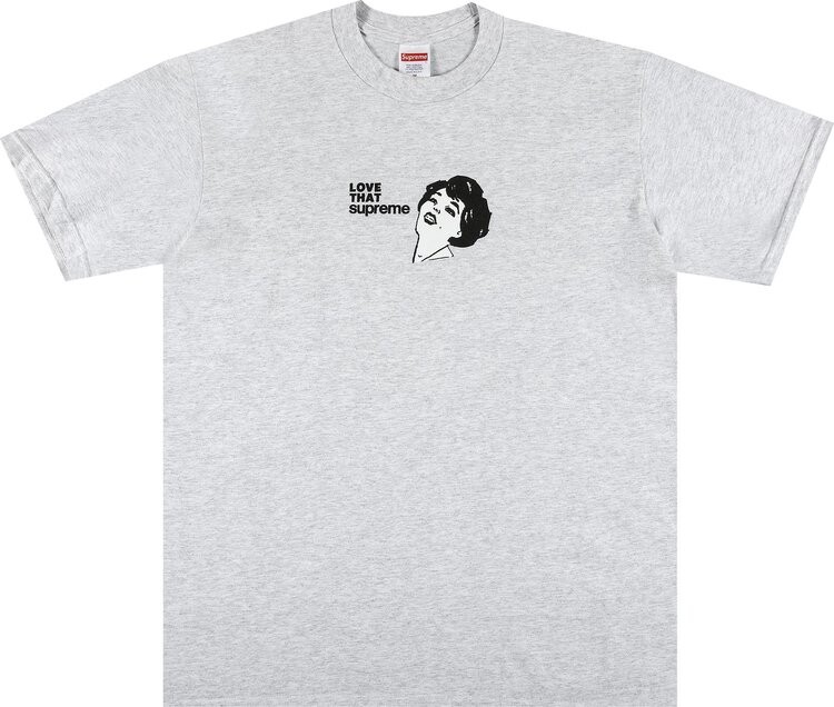 

Футболка Supreme Love That Tee 'Ash Grey', серый