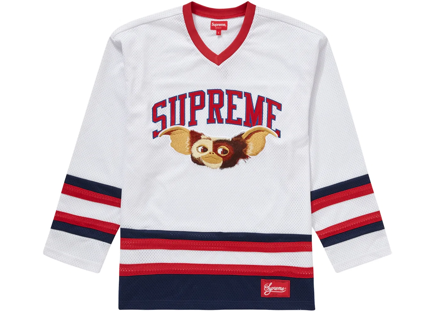 Мужская хоккейная джерси с принтом Gremlins Supreme, White