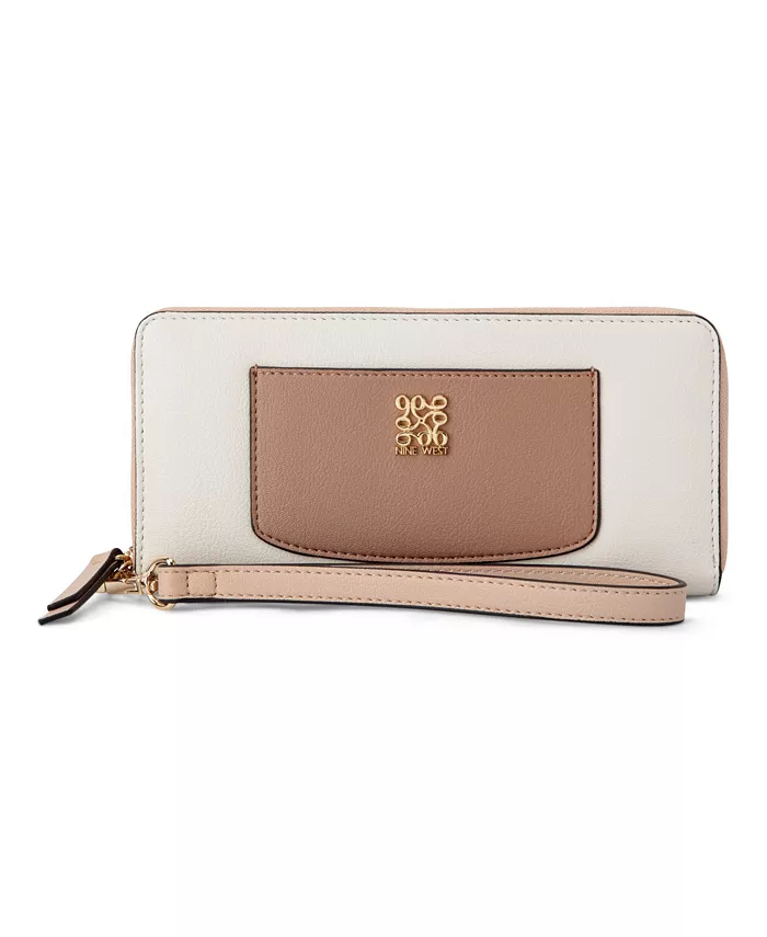 

Кошелек Coen Zip Around Nine West, белый