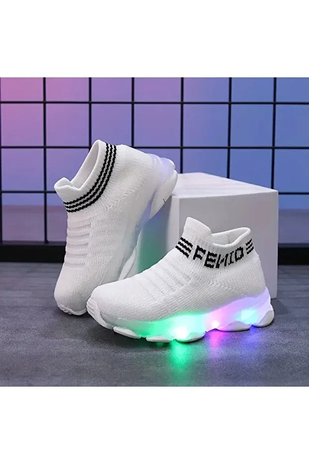 Детские водонепроницаемые нескользящие кроссовки Yasee, White