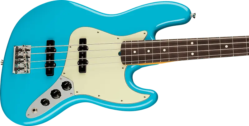 

Fender American Professional II Jazz Bass Майами Синий