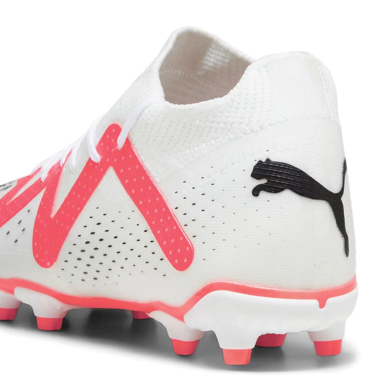 Детские футбольные бутсы FUZIONFIT360 Futura Fg/Ag Jr Match PUMA PUMA White PUMA Black Fire Orchid — фото 3