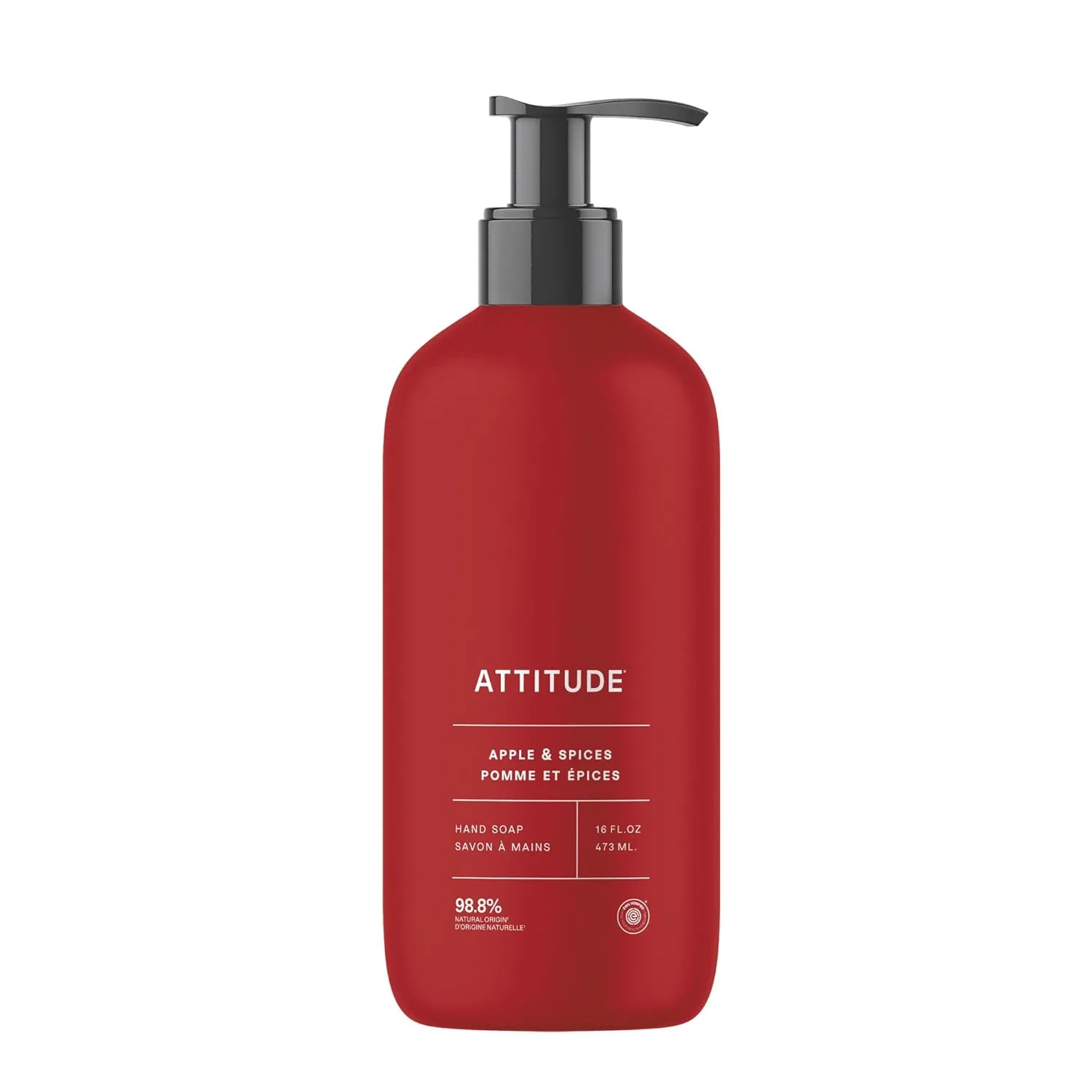 Жидкое мыло для рук ATTITUDE Apple & Spices, 473 мл, Red