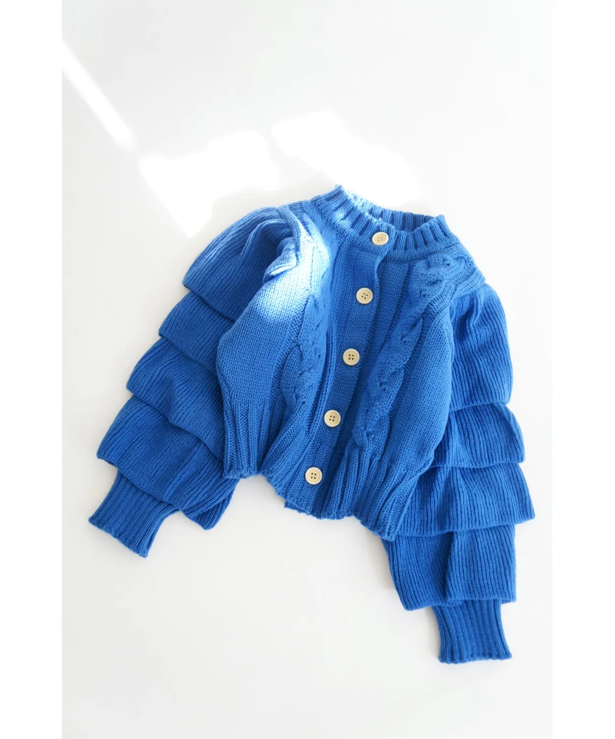 Детский кардиган с воланами Cobalt Blue IN THE PARK, Синий