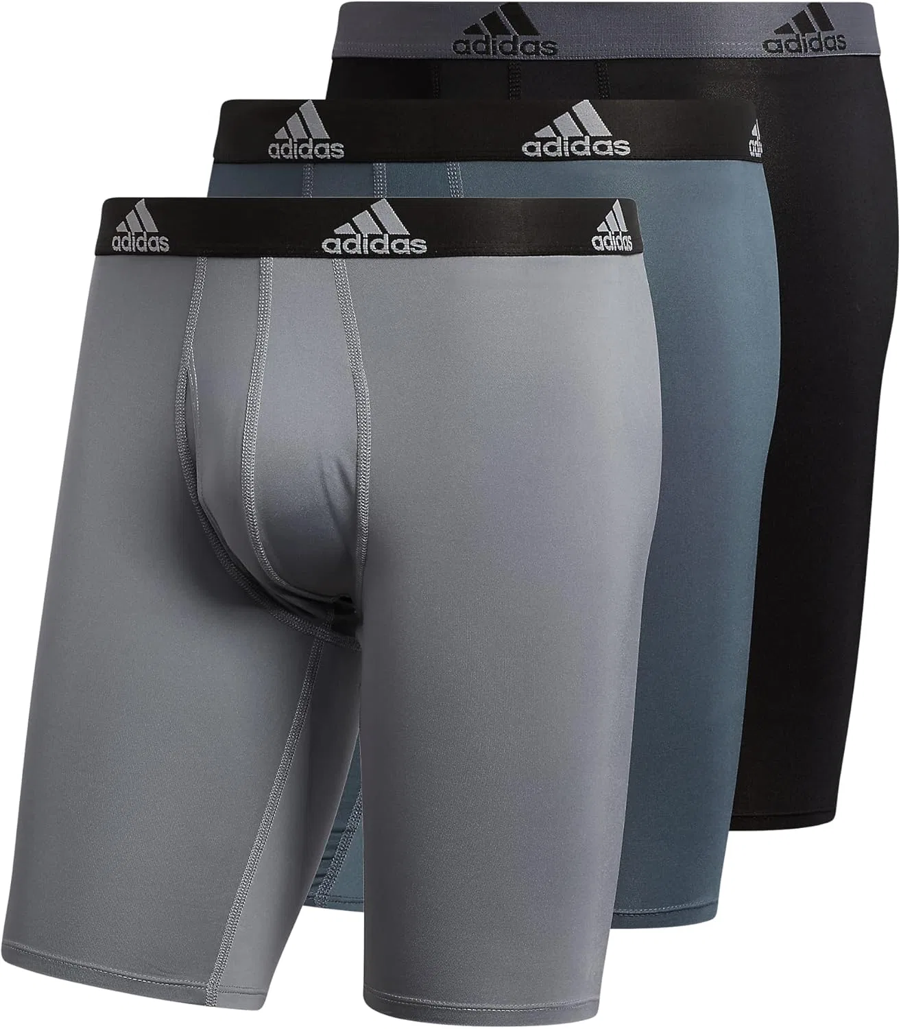 Боксеры Adidas серые