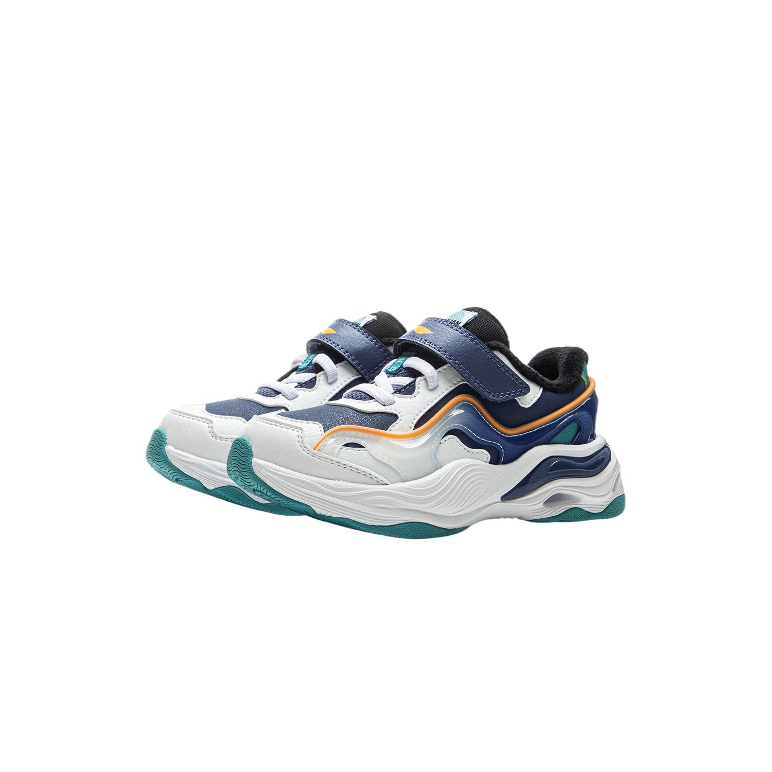 LINING YOUNG Спортивная коллекция Sports Life Cloud River детские беговые кроссовки Standard White для детей от 3 до 7 лет — фото 3