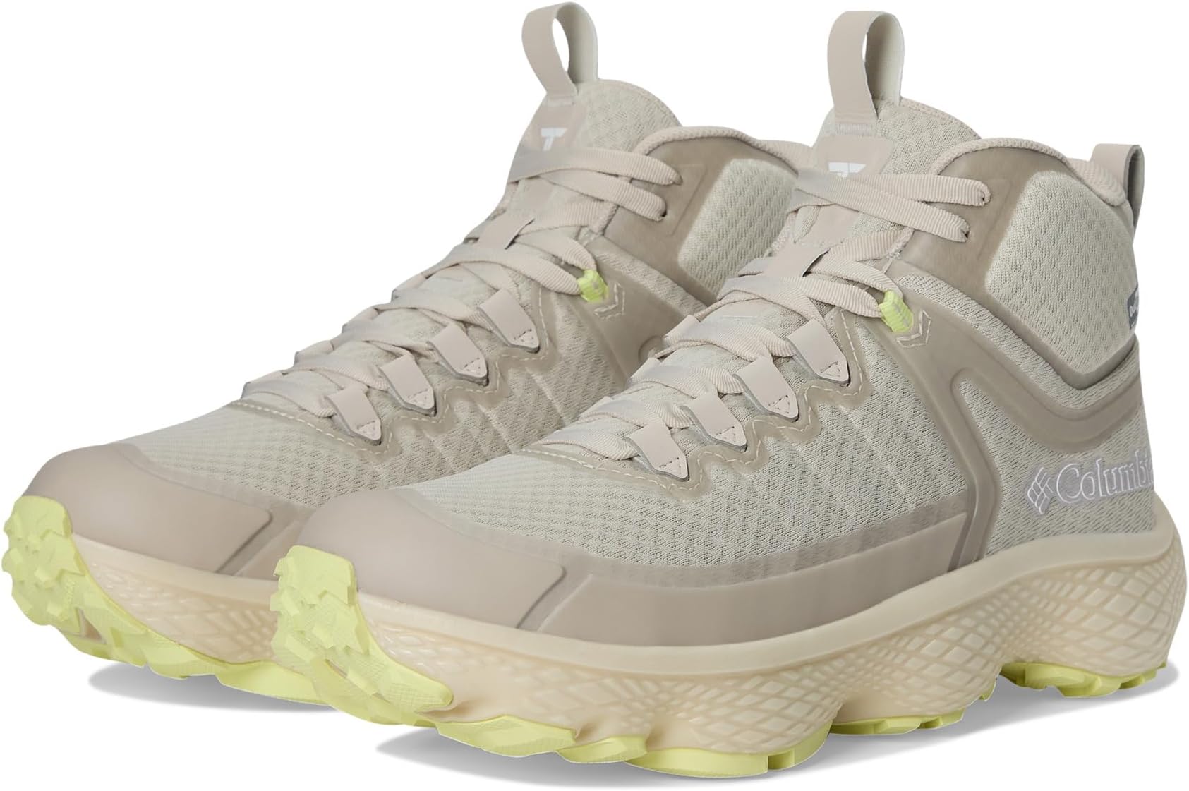 

Походные ботинки Columbia Escape Thrive Titanium Mid Outdry, цвет Cloud Grey/Citron Haze