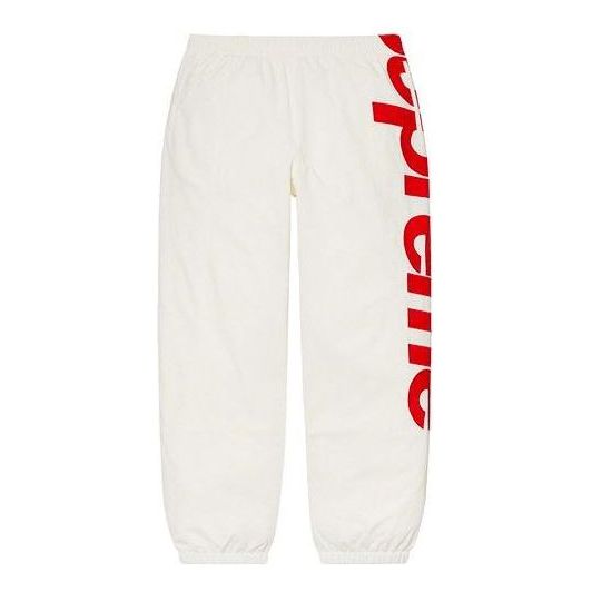 

Брюки spellout track pants 'white red' Supreme, белый