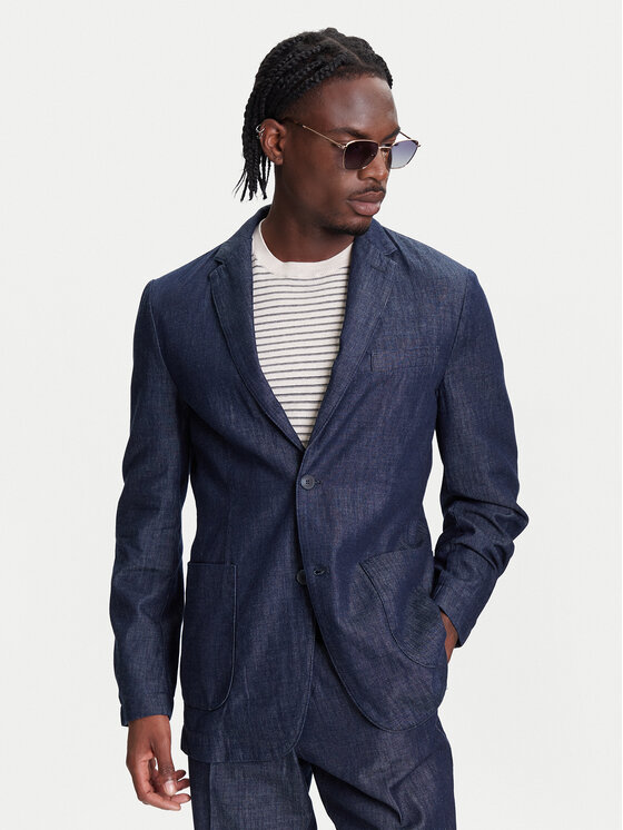 

Куртка обычного кроя 20QFUW01X United Colors Of Benetton, синий