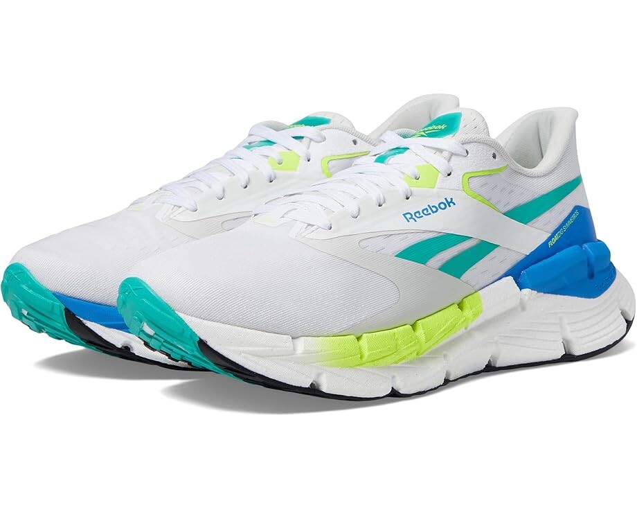 

Кроссовки Reebok Floatzig Symmetros, цвет White/Unleashed Green/Kinetic Blue