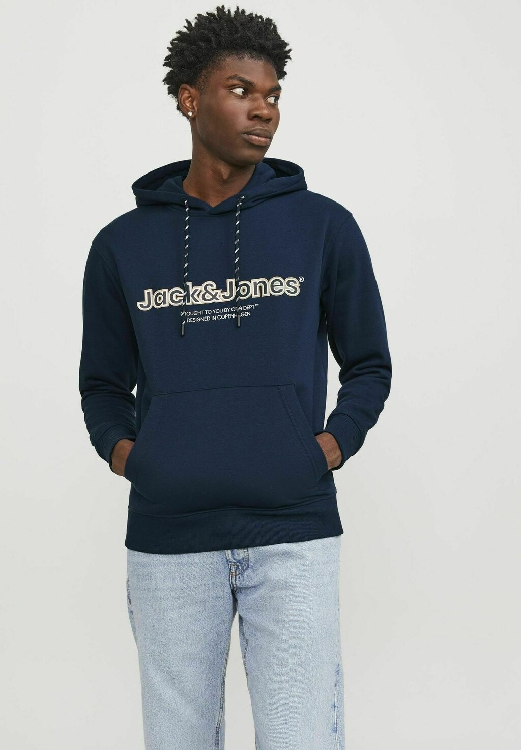 

Толстовка JORLAKEWOOD BF LN Jack & Jones, небесный капитан